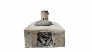 Korean Traditional furnace Ah-Goong-Yi 3D