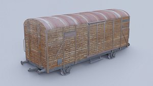 Old boxcar 3D