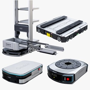 X4 Warehouse Robots Geek Plus Collection PBR