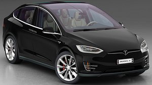 Tesla Model X 2018 (Low Interior)