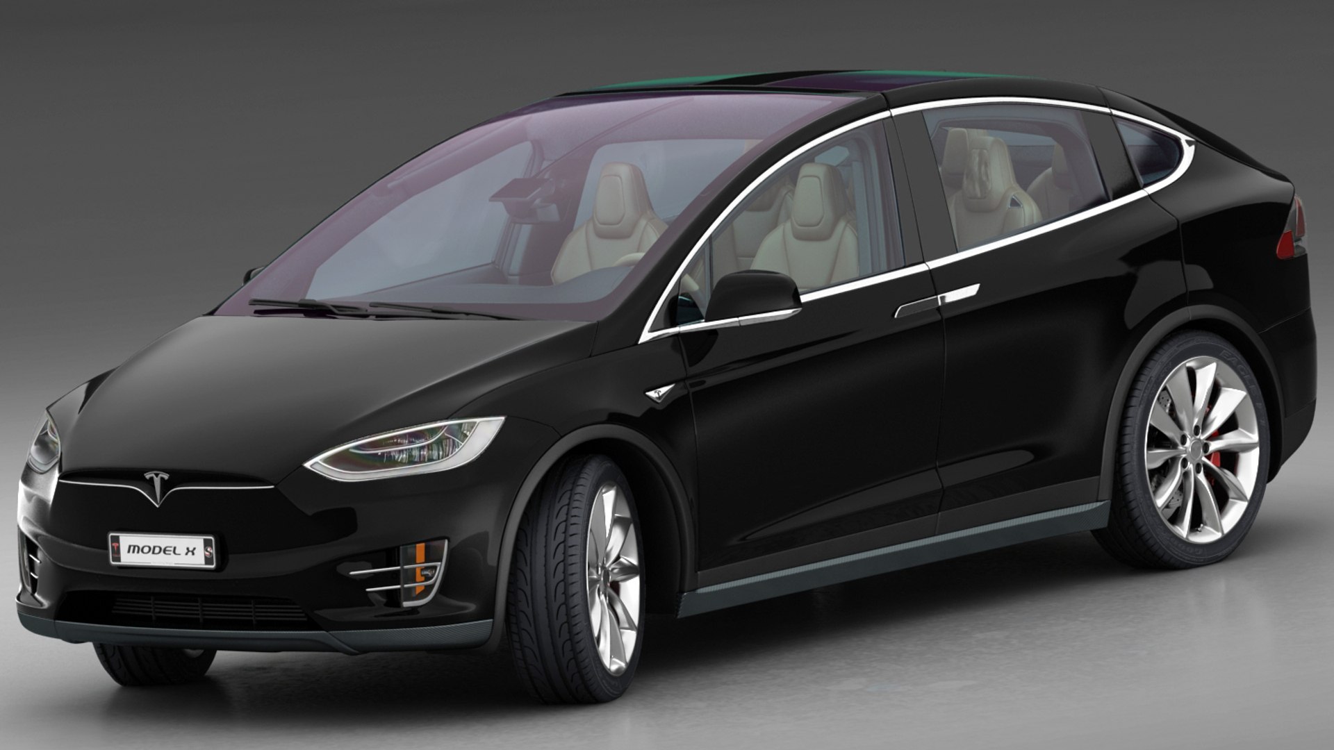 Tesla X 2018 Interior 3D Model - TurboSquid 1324127