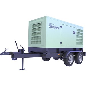 Mobile Diesel Generator Trailer 48 model