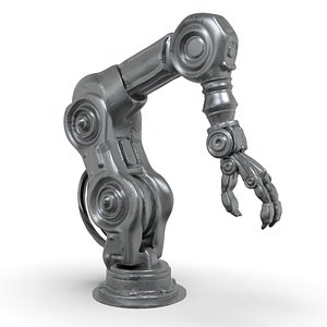 Fiction Industrial Robotic Arm 3D