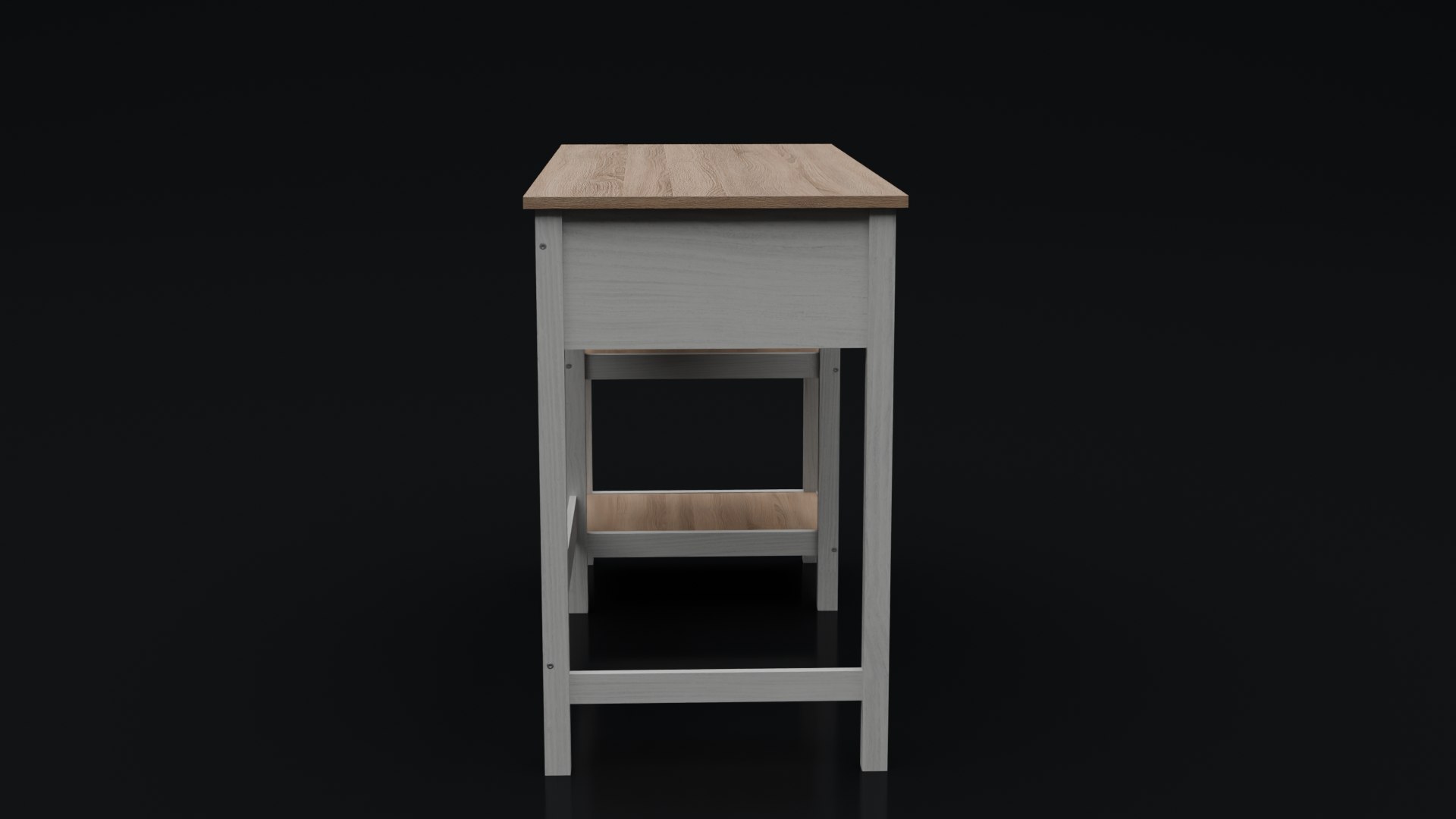 3D Study Table Model - TurboSquid 2532774