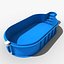 3d model garden pool