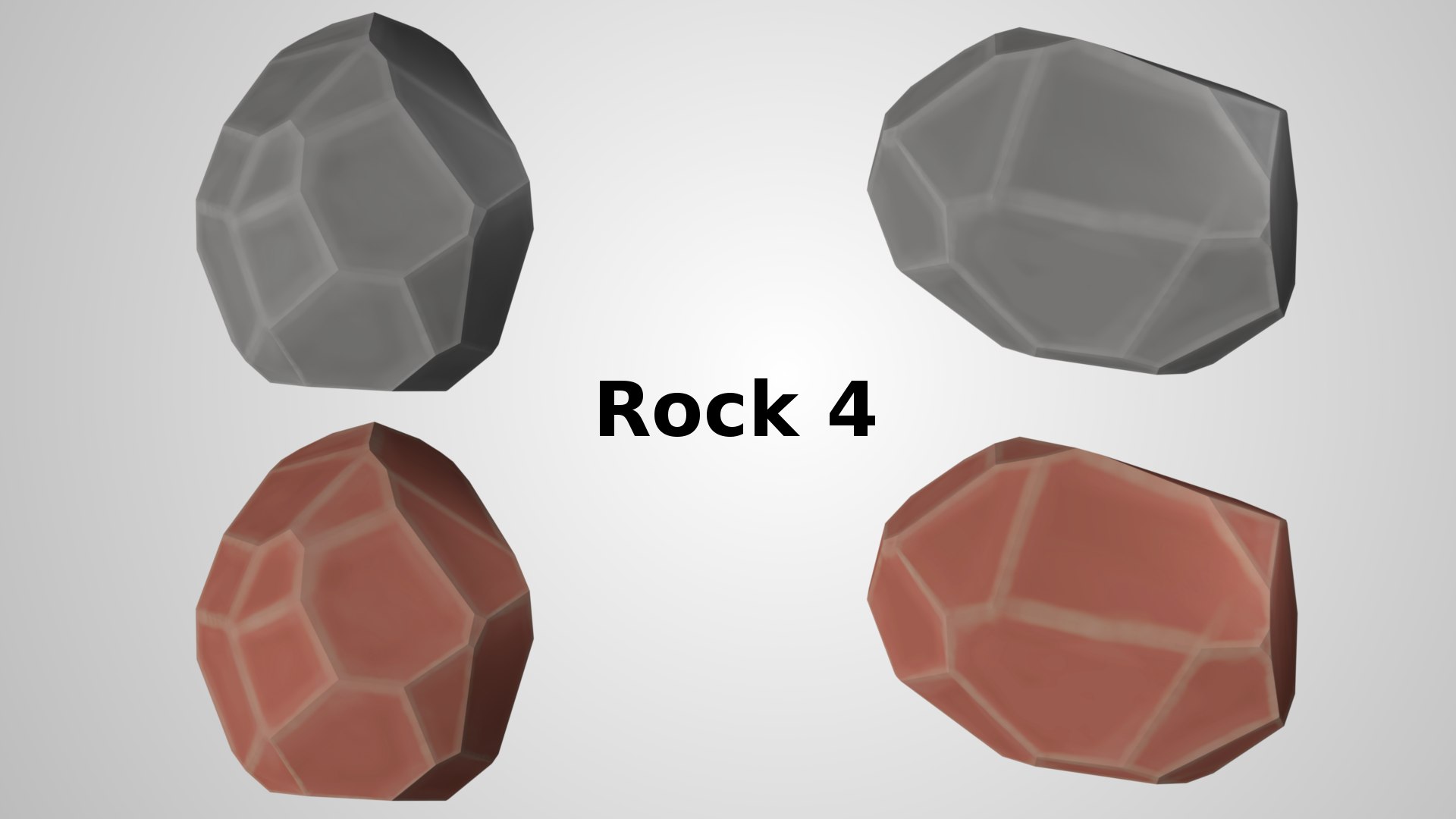 Rocks Formats Grey 3d 3ds