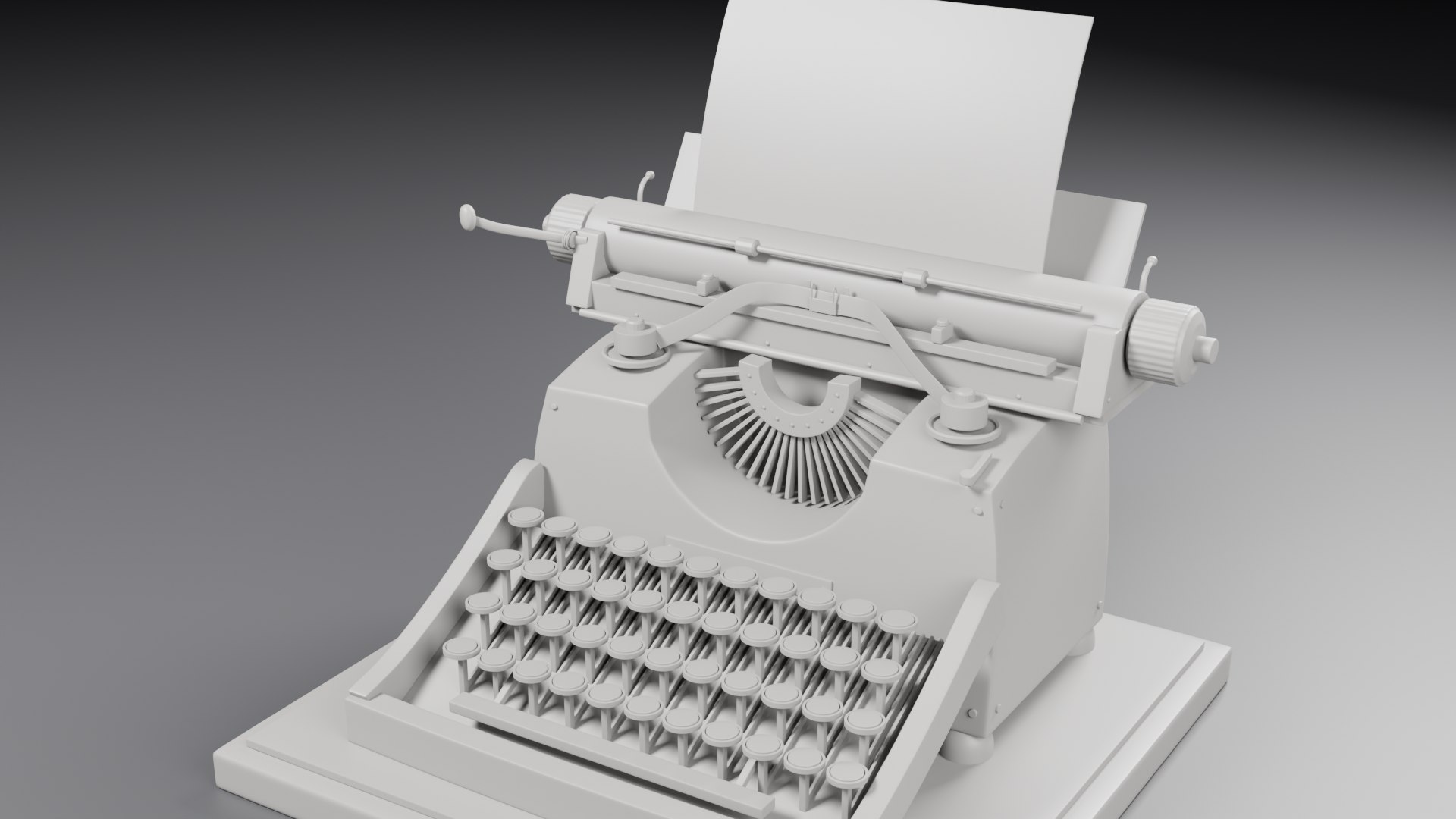 3D Vintage 1920s Typewriter Detailed PBR Subdivision Ready https://p.turbosquid.com/ts-thumb/B2/dCTRVO/4I/08_clay/png/1791868295/1920x1080/fit_q87/1c6a3d9cdec925a56ec127e73c76a83d79abe82e/08_clay.jpg