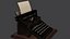 Vintage 1920s Typewriter Detailed PBR Subdivision Ready