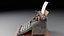 Vintage 1920s Typewriter Detailed PBR Subdivision Ready