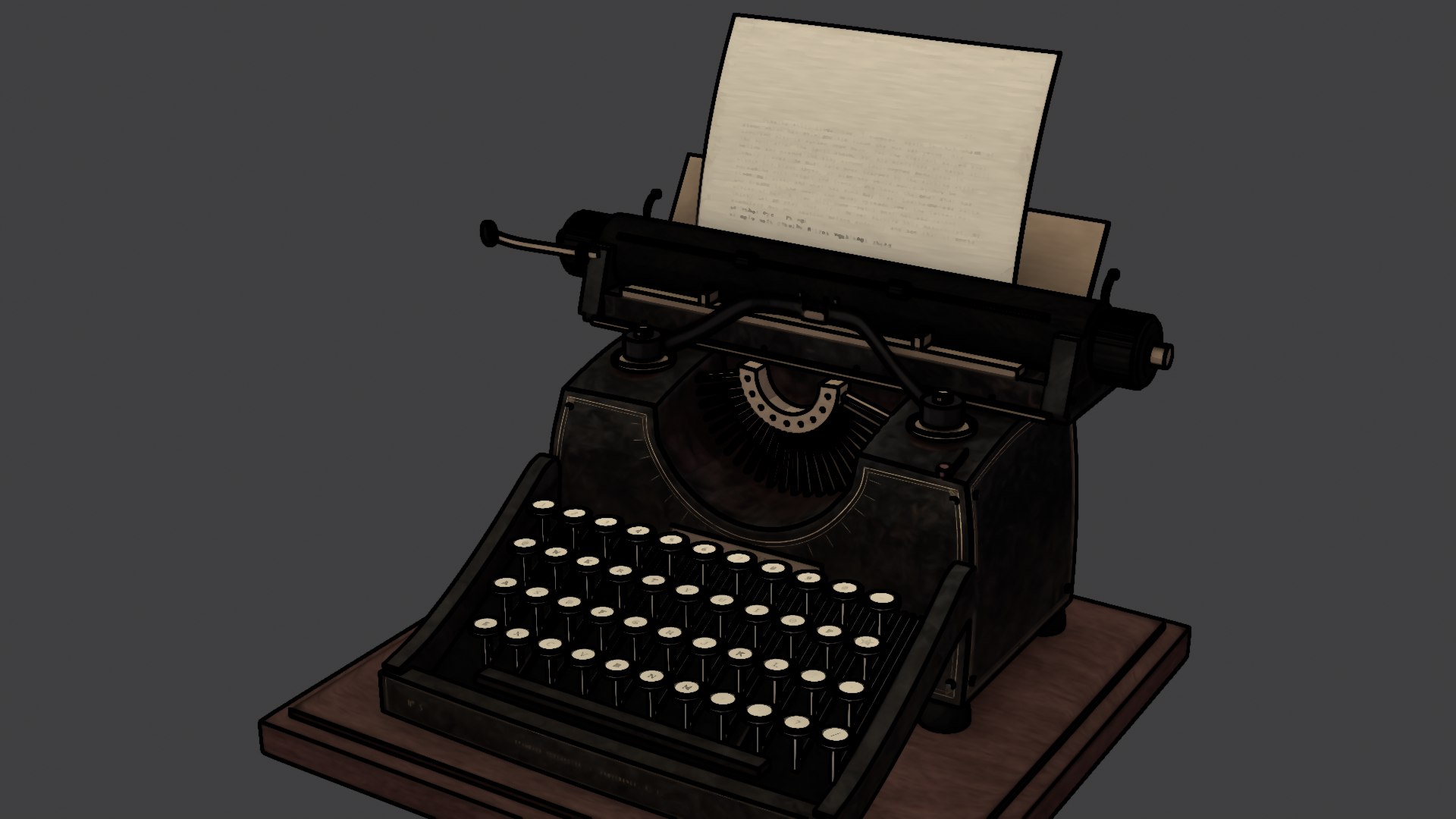 3D Vintage 1920s Typewriter Detailed PBR Subdivision Ready https://p.turbosquid.com/ts-thumb/B2/dCTRVO/sO/10_ink_hero/png/1791868298/1920x1080/fit_q87/80ec911d538989a3df2fdbf9880622c1f9466535/10_ink_hero.jpg