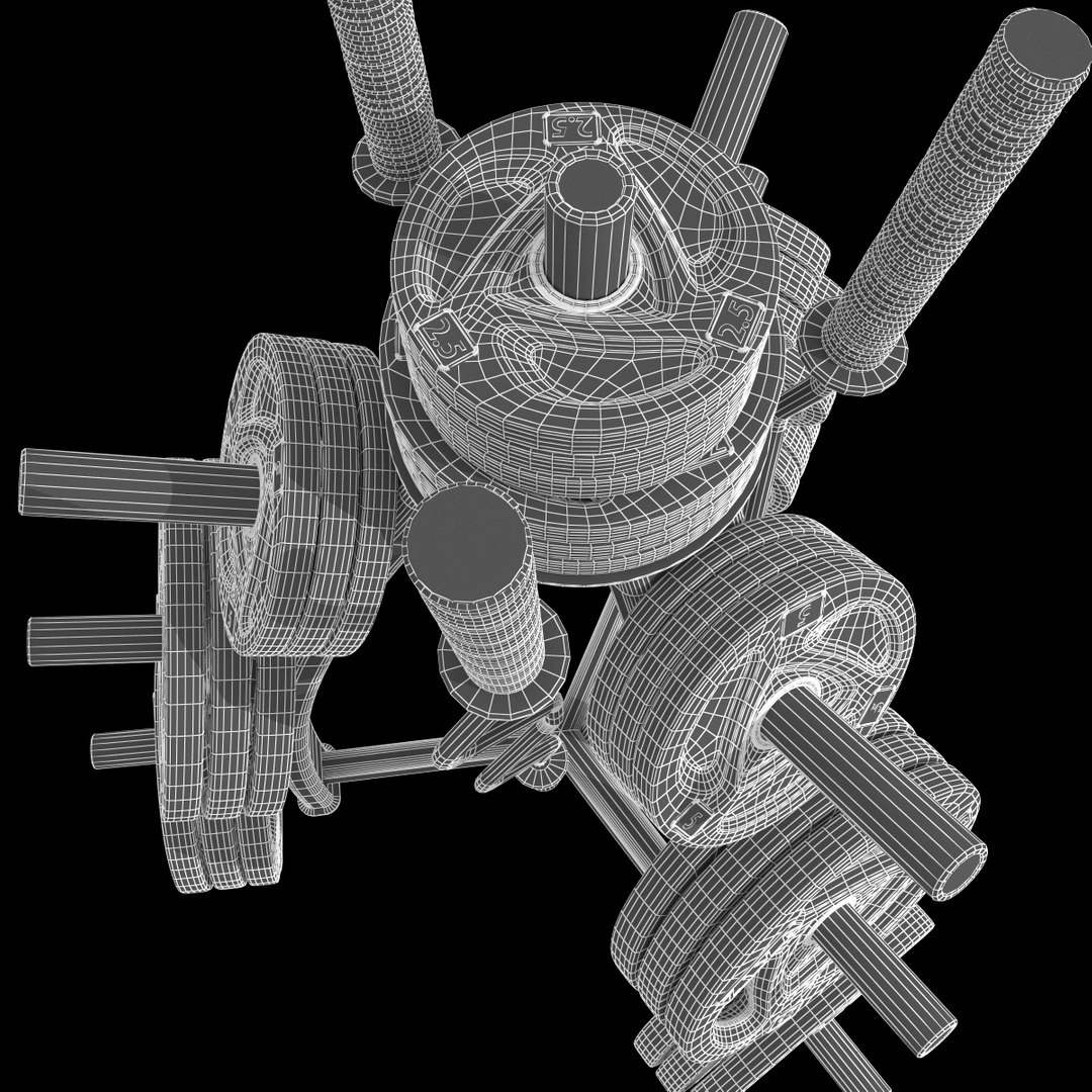 3dsmax Disc Storage W Barholders