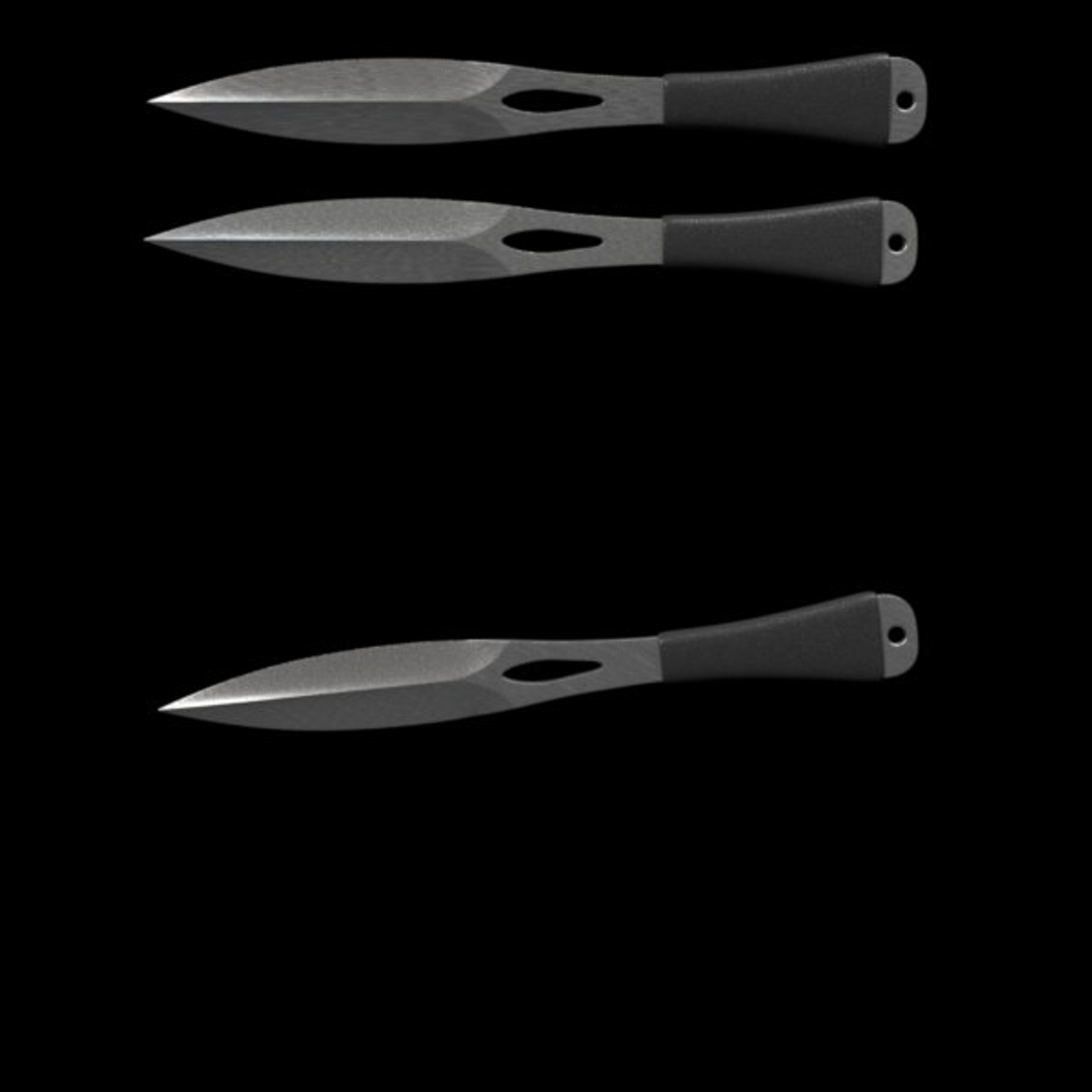 3ds Max Throwing Knife