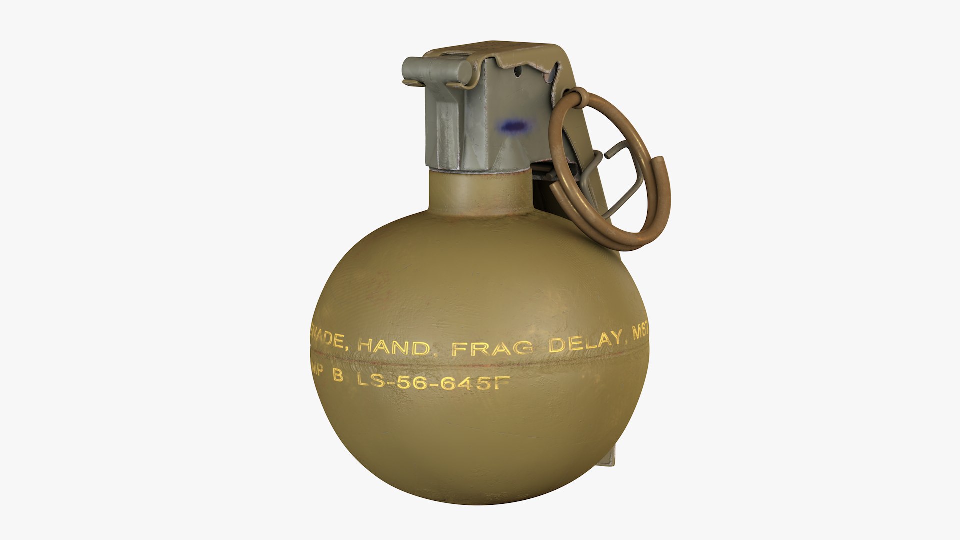 Fragmentation Infantry Hand Grenade 3D Model - TurboSquid 1443778