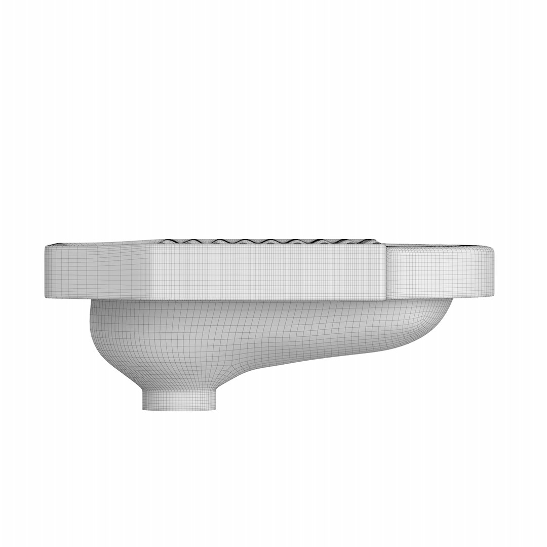 3D Chinese Pan Toilet TurboSquid 1692090