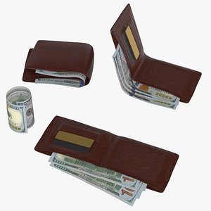 United States 100 dollar Wallet Money Purse