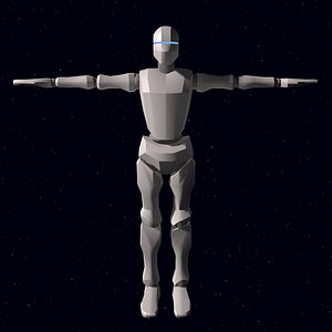 Humanoid prototype 26c01 3D model