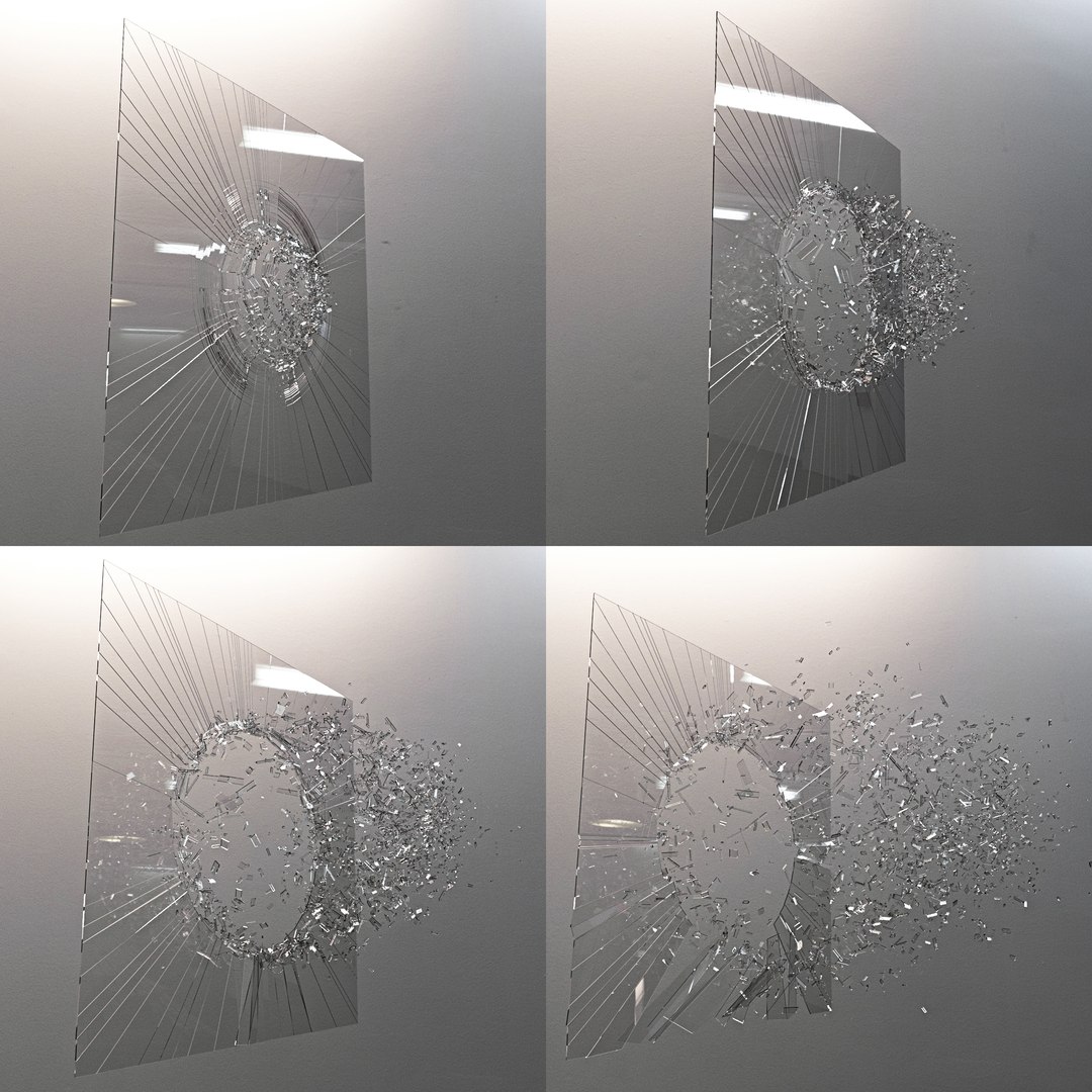 Set Broken Glass Model - TurboSquid 1341263