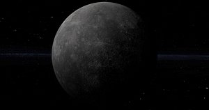 3D Animated Mercury Planet