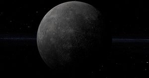 Animated Mercury Planet
