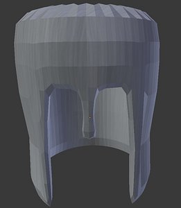 3d obj knight helmet