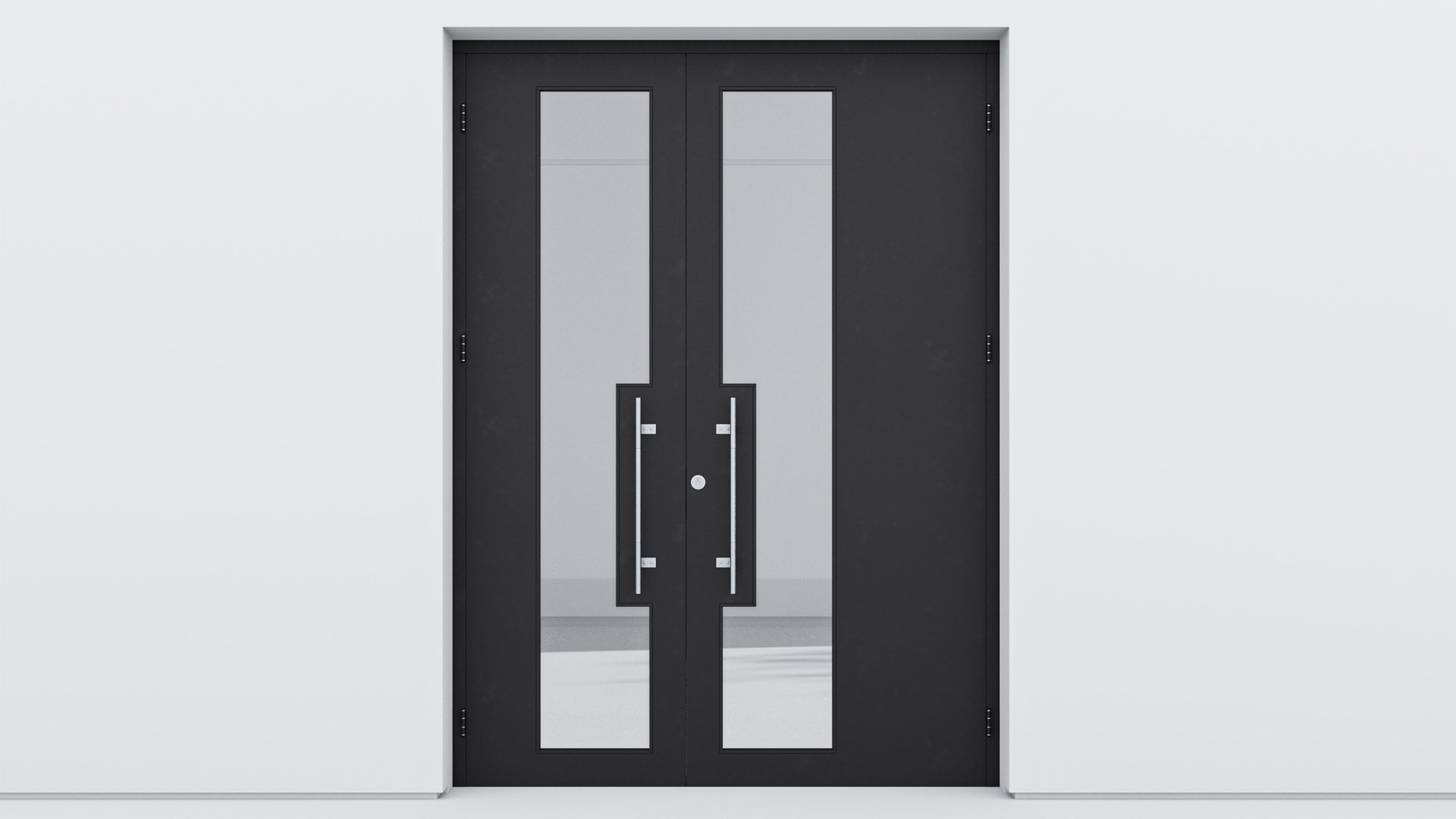 3D Aluminium Door 130 - TurboSquid 2028683
