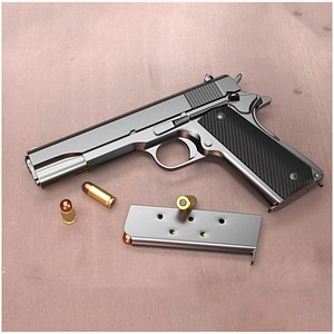 Colt M1911 A1 3ds Max model