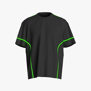 Male neon tshirt 3D model