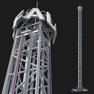 Portable Skyfall Attraction Red Rigged
