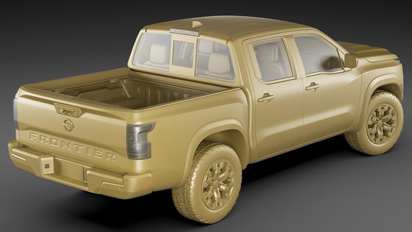 Nissan Frontier 2022 Model - TurboSquid 1816187