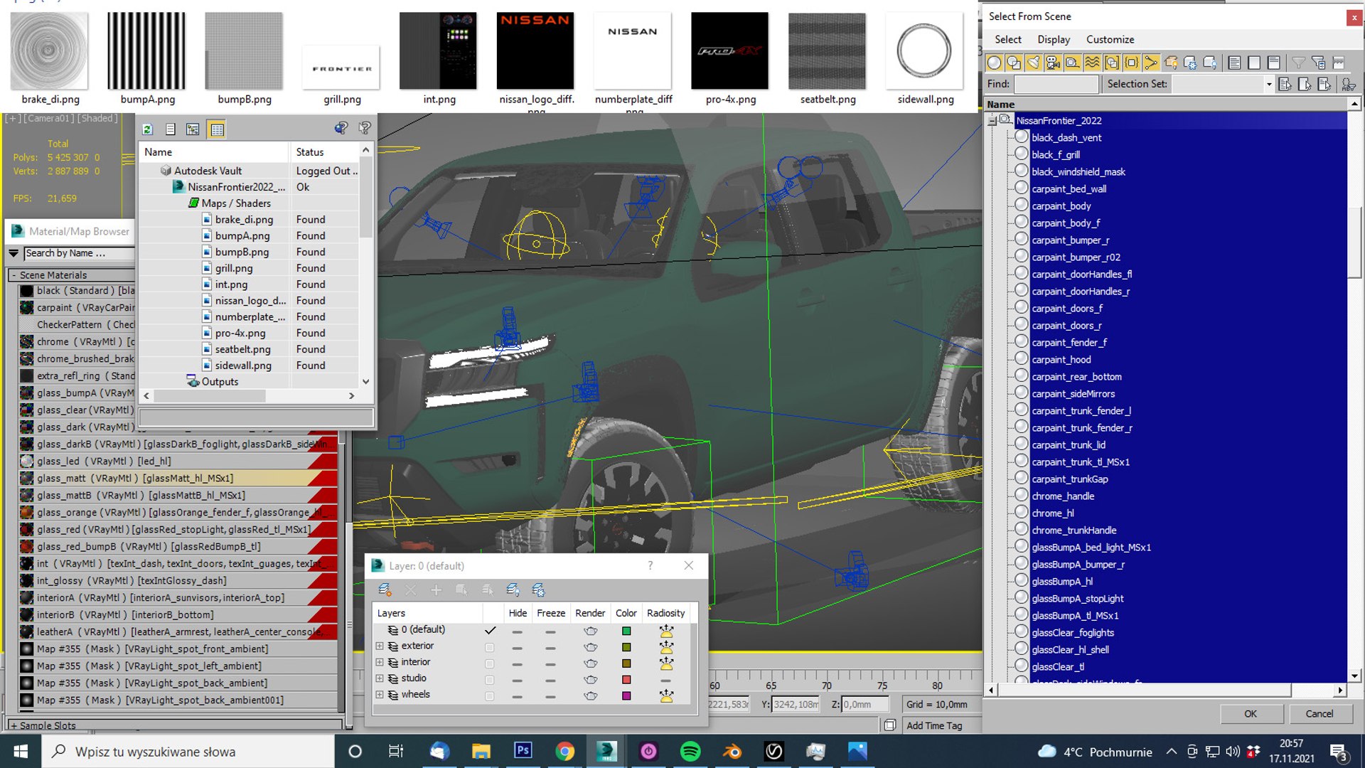 Nissan Frontier 2022 model https://p.turbosquid.com/ts-thumb/B3/1wPlny/sx/nissanfrontier2022_29/jpg/1637190543/1920x1080/fit_q87/f5b9274dc7516214a35eebbdb01b1e2b706dcdb7/nissanfrontier2022_29.jpg