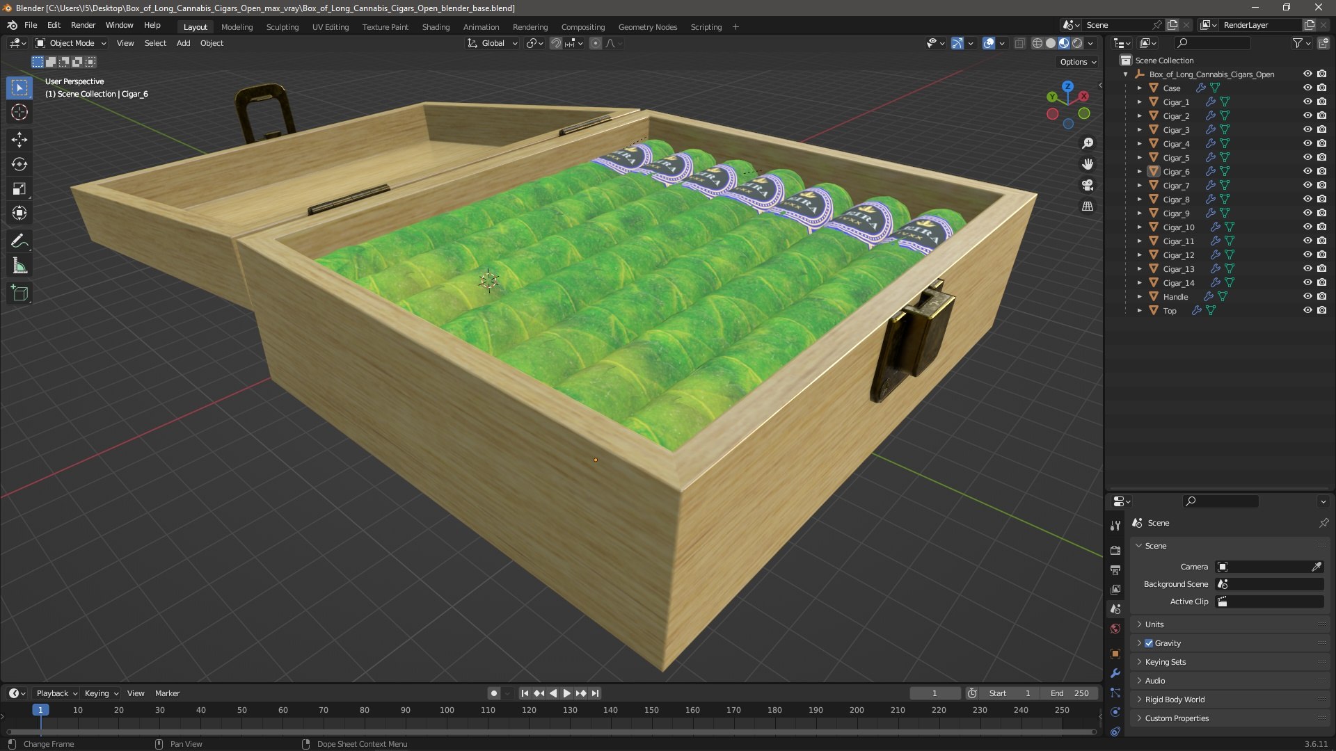 Box of Leira Long Cannabis Cigars Open 3D model https://p.turbosquid.com/ts-thumb/B3/4kGXZK/Fx/box_of_long_cannabis_cigars_open_1001/jpg/1732359650/1920x1080/fit_q87/bb2366a68266e0fd1c5ab79ea4d484e938ddea96/box_of_long_cannabis_cigars_open_1001.jpg