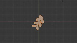 leaves 3D model