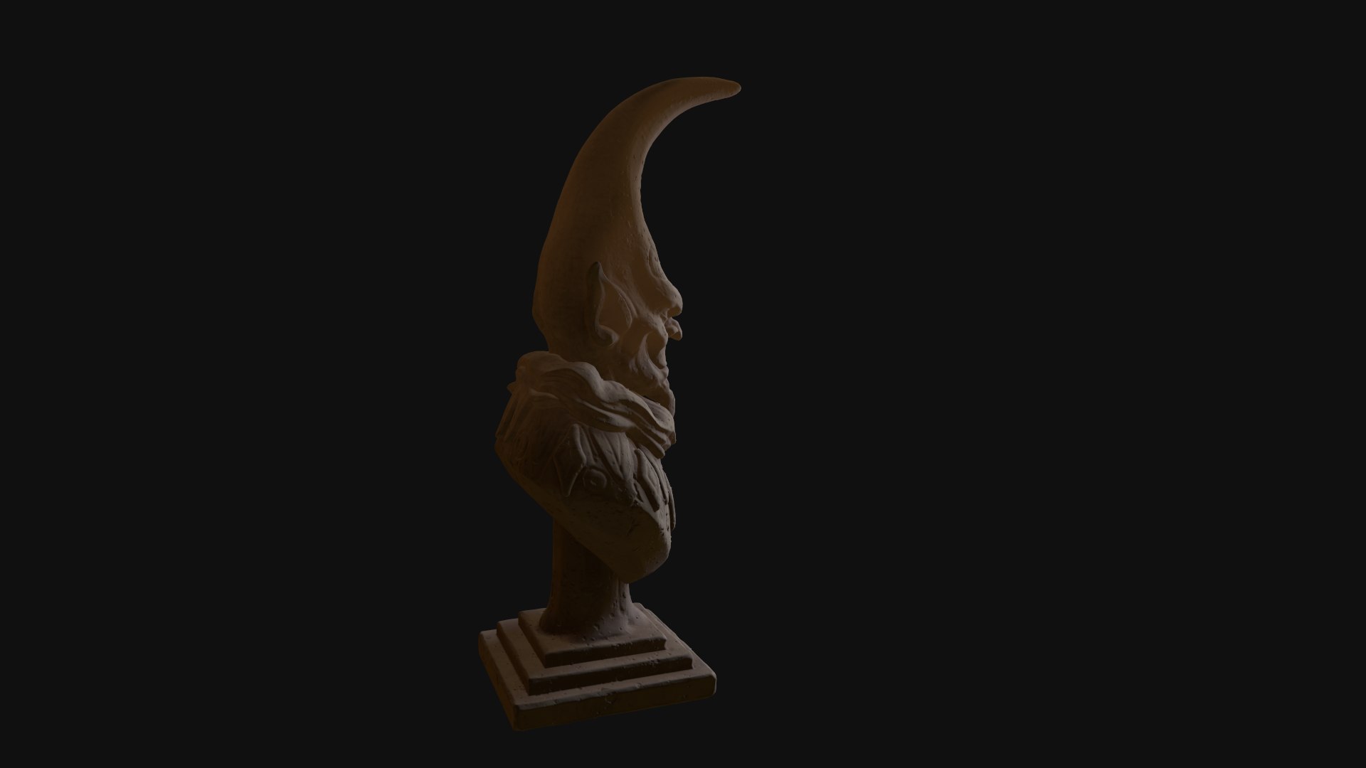 3D Bust Of A Troll - TurboSquid 2039156