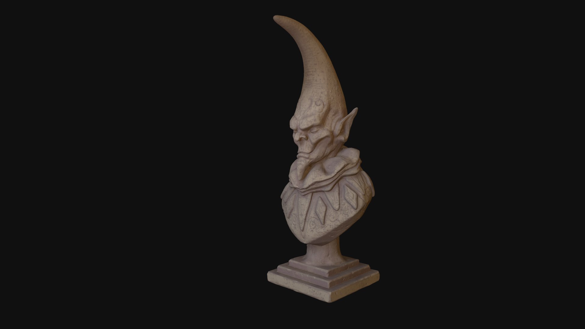3D Bust Of A Troll - TurboSquid 2039156