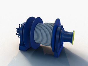 ship winch 3D