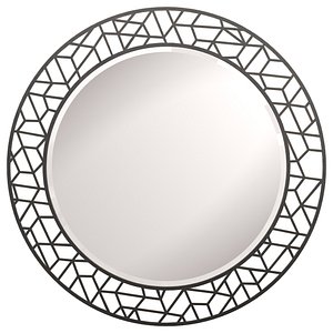 Mosaic Round Mirror