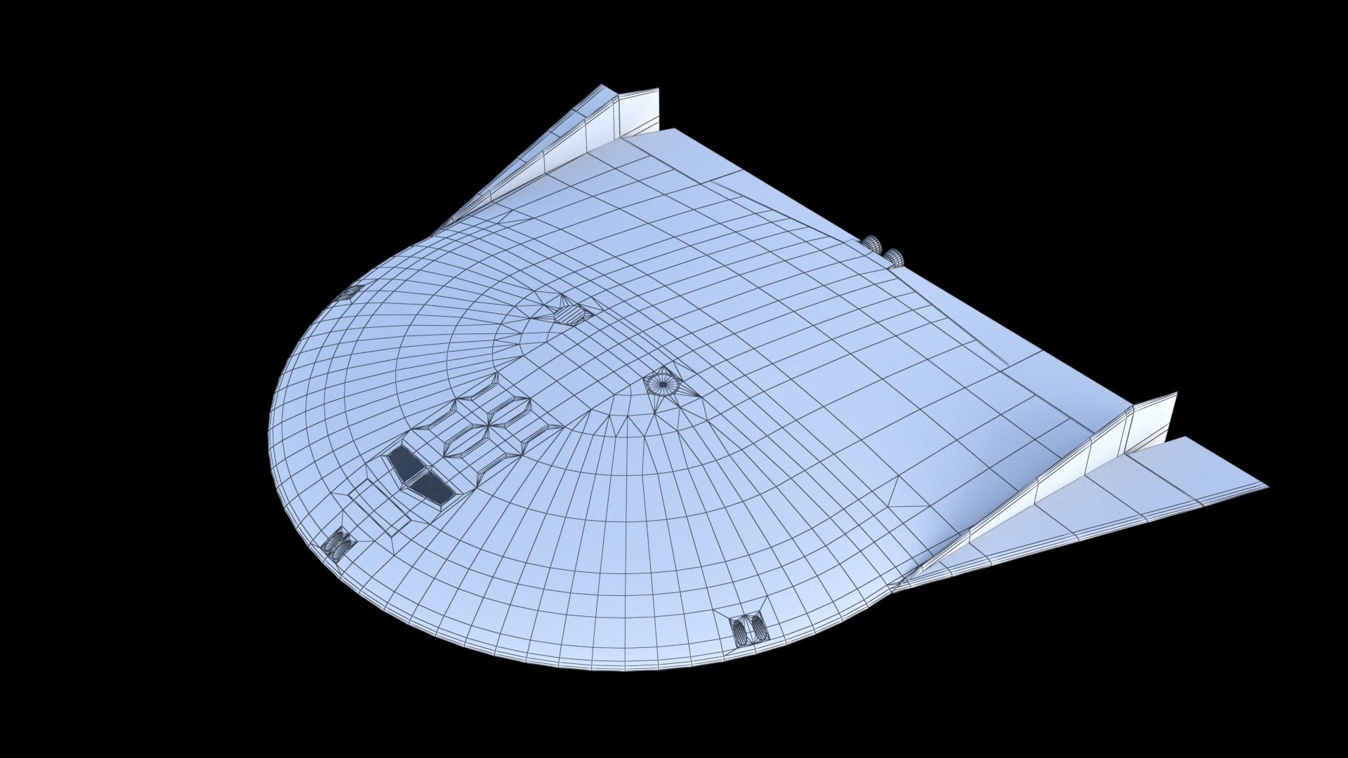 Lenticular Reentry Vehicle Model - TurboSquid 2405047