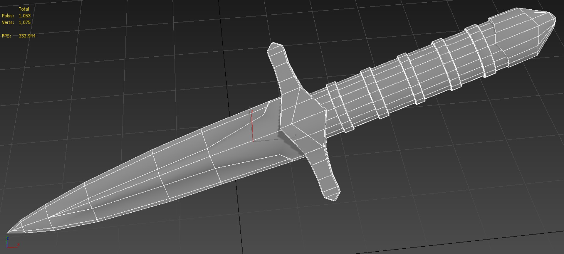 Dagger Modeled 3d X