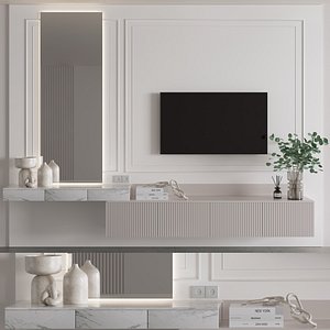 3D model Bedroom Furniture Composition 05
