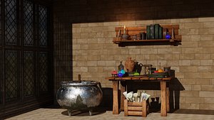 Alchemy Set 3D model