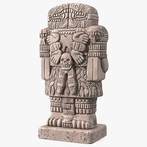 Coatlicue Aztec Decorative Statue for 3D Print
