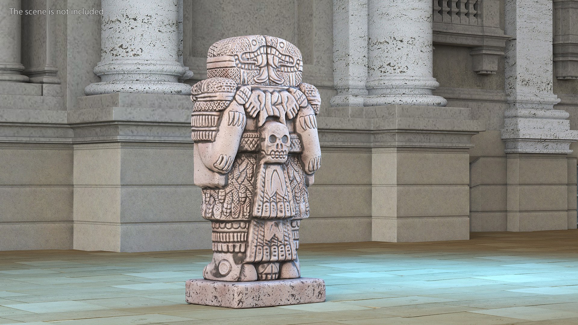 Coatlicue Aztec Decorative Statue For 3D Print 3D Model - TurboSquid ...