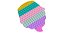 Brinquedo grande Cupcake Pop It Fidget