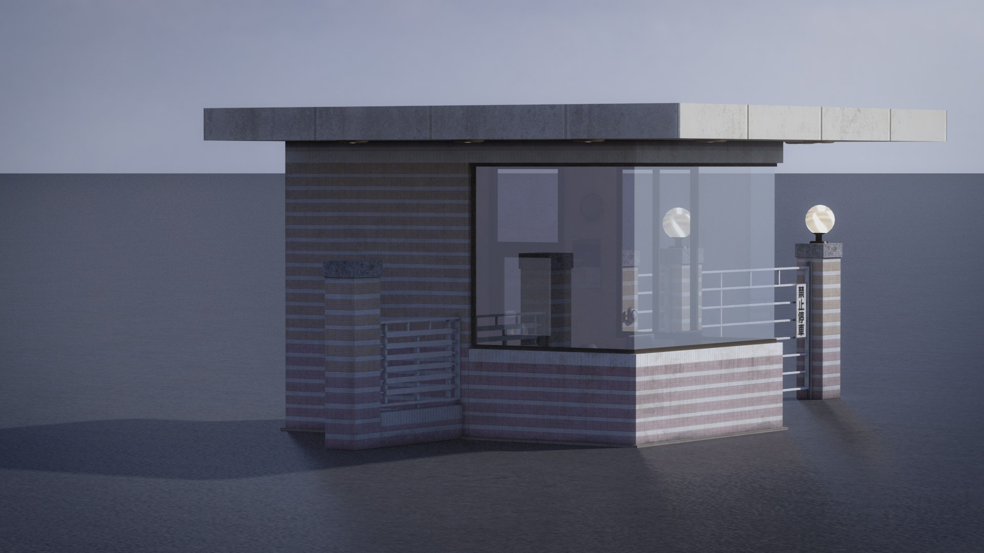 Guard Station 3D - TurboSquid 2340606