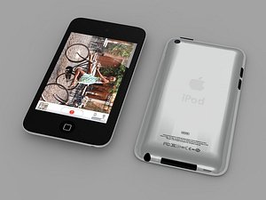 apple ipod touch 3d model