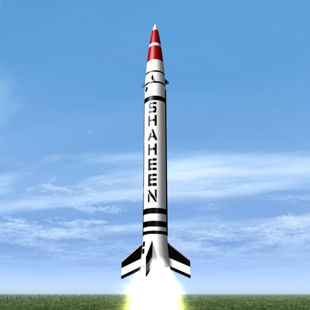 Pakistani Shaheen 1 3d Model