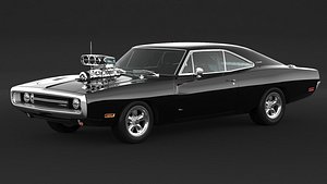 3D dodge charger 1970
