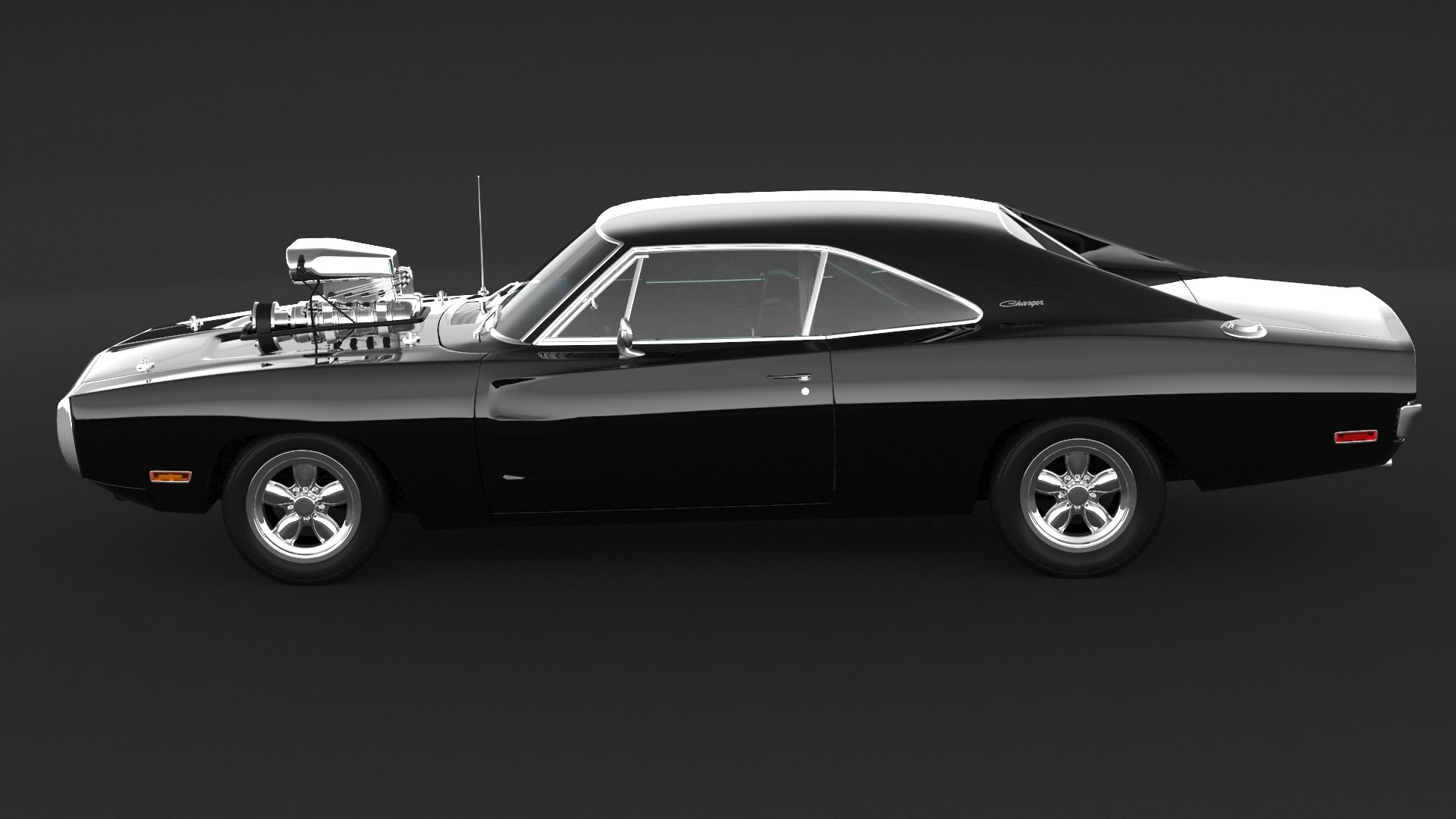 3D Dodge Charger 1970 - TurboSquid 1596886