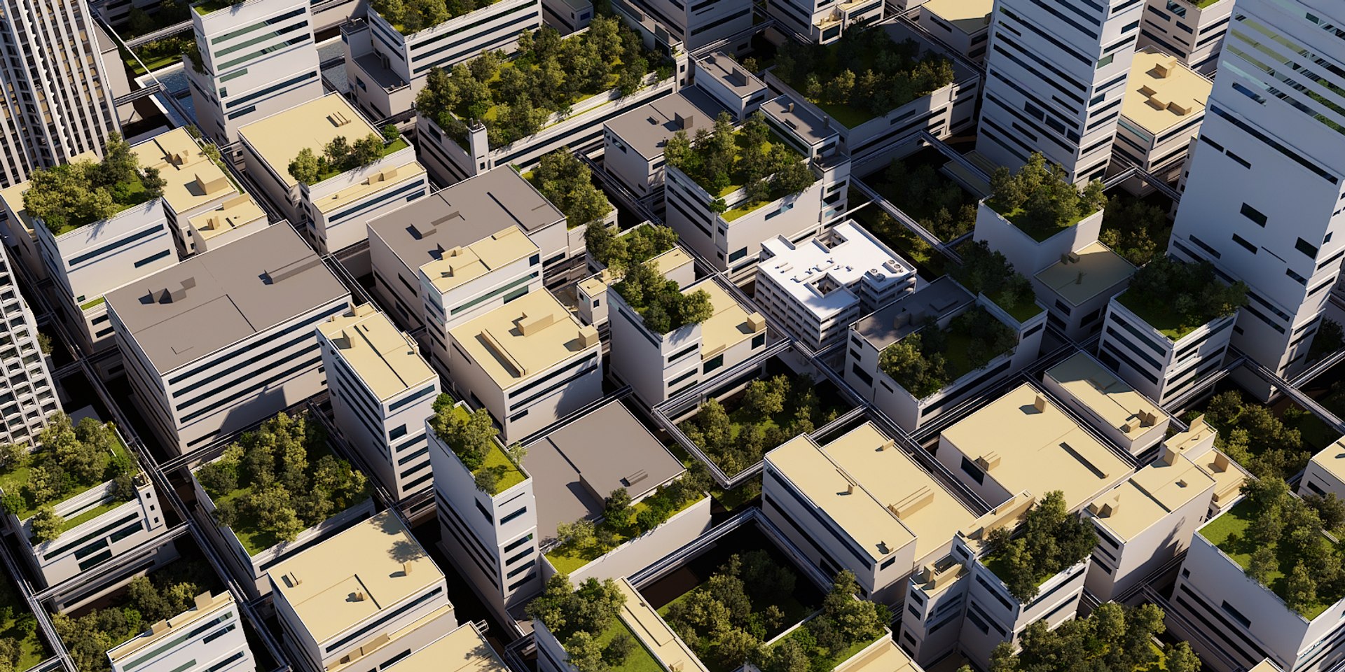 Futuristic City Cityscape 3D Model - TurboSquid 1452860