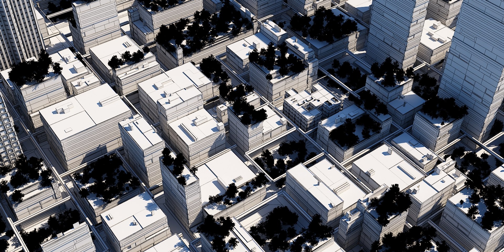 Futuristic City Cityscape 3D Model - TurboSquid 1452860